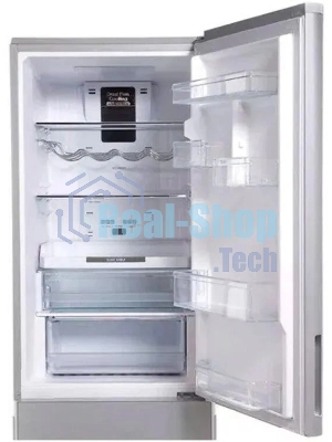 Холодильник Hitachi R-BG410PUC6X XGR серый двухкамерный 215/105л морозилка снизу, No Frost