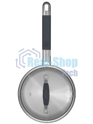Ковш Rondell Stern RDS-008, 1.9л, с крышкой 16см, серый