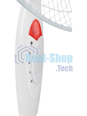 Вентилятор Vitek VSF-1631 белый, напольный, 45 Вт, 3 скорости, 40 см