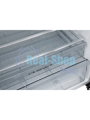 Холодильник Hitachi R-V660PUC7-1 BEG бежевый двухкамерный 405/145л морозилка сверху, No Frost