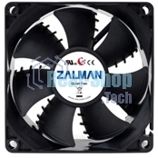 Вентилятор для корпуса Zalman ZM-F1 PLUS (SF) черный, 80 мм, 2000 об/мин, 23 дБ, 3 pin