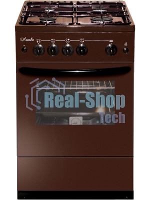 Плита газовая Лысьва ГП 400 М2С -2у коричневый, конфорок 4 газовых, духовка 57 л, 50 см x 84 см x 60 см (без крышки)