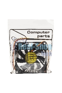 Вентилятор для корпуса Gembird D8015SM-3 черный, 80 мм, 2600 об/мин, 27 дБ, 3 pin