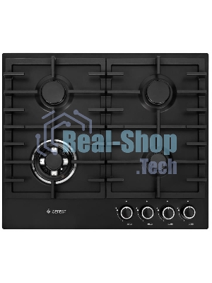 Газовая варочная панель Gefest ПВГ 1214-01 К2 черный матовый