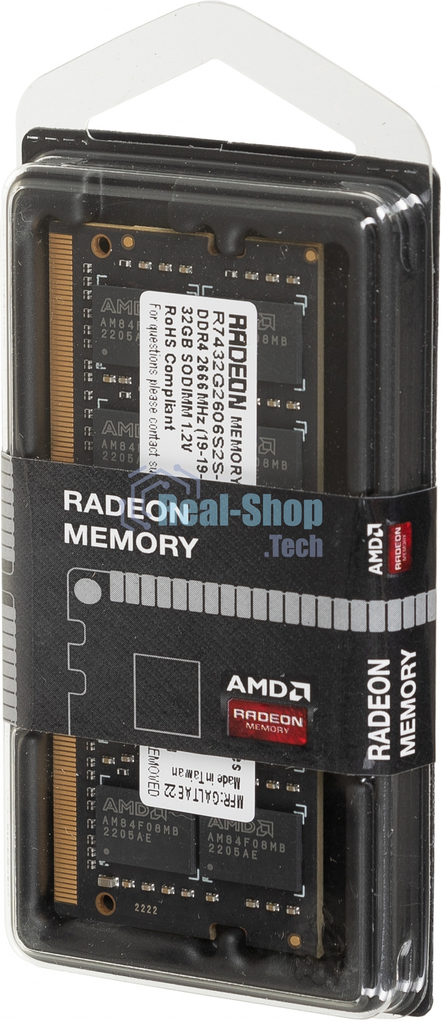 Оперативная память AMD Radeon R7, 32GB, DDR4, 2666MHz, CL19, SO-DIMM