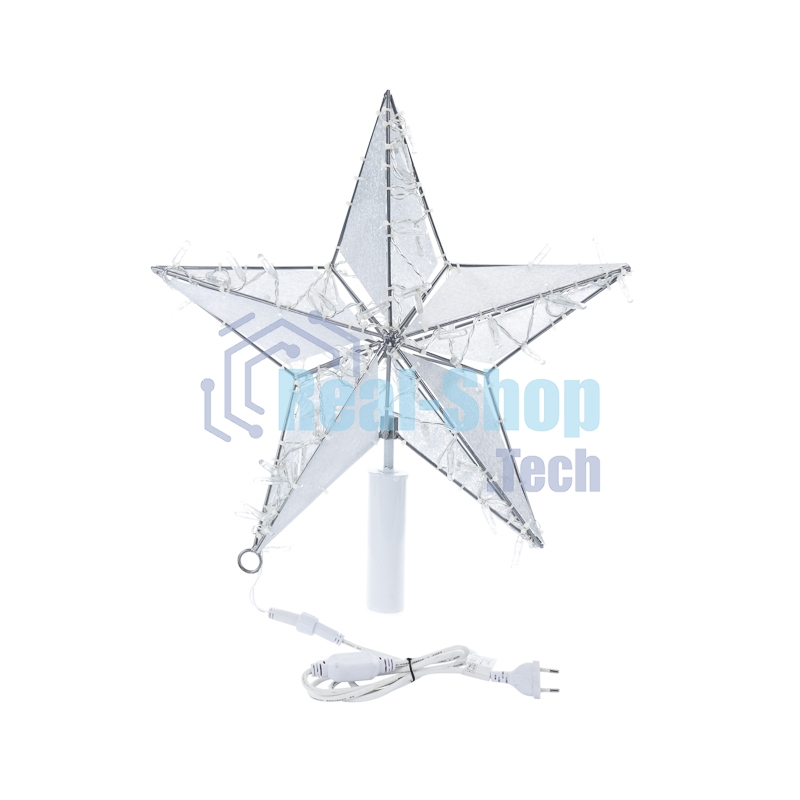 Светодиодная фигура Neon-night Звезда 100 см, 200 светодиодов, с трубой и подвесом, цвет свечения белый
