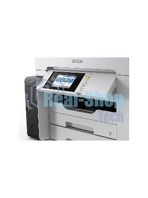 МФУ струйное EPSON M15180 (C11CJ41408), A3+, ч/б, печ. до 25 стр/мин., скан. до 26 стр/мин., 4800 x 1200 dpi (печать) 1200x1200dpi, USB, RJ-45, Wi-Fi, Air Print