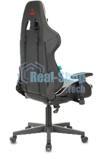 Кресло игровое ZOMBIE Z4, на колесиках, искусственная кожа, черный/красный (viking zombie z4 red)