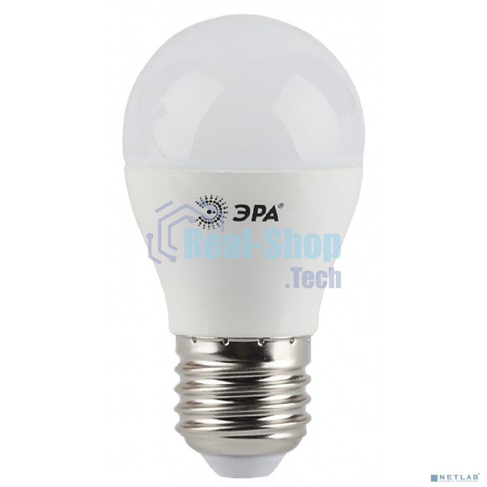 Лампа светодиодная LED 5Вт E27 2700К smd P45 шар | Б0028486 | ЭРА