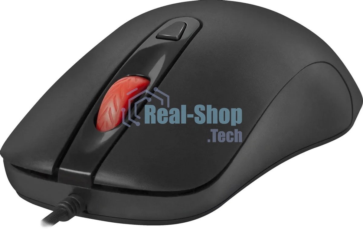 Мышь проводная Defender Omega MB-522 черный, 1600 dpi, USB, кнопки - 4