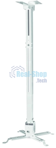 Кронштейн для проектора Buro PR04-140W белый макс.20кг потолочный поворот и наклон