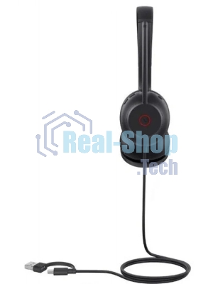 Гарнитура Yealink UH35 Dual UC чёрный, проводная, USB