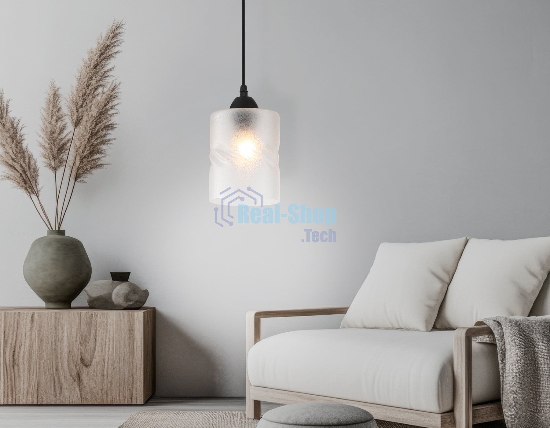 Светильник Ambrella light TR3409 BK черный E27 max 60W D120*1000
