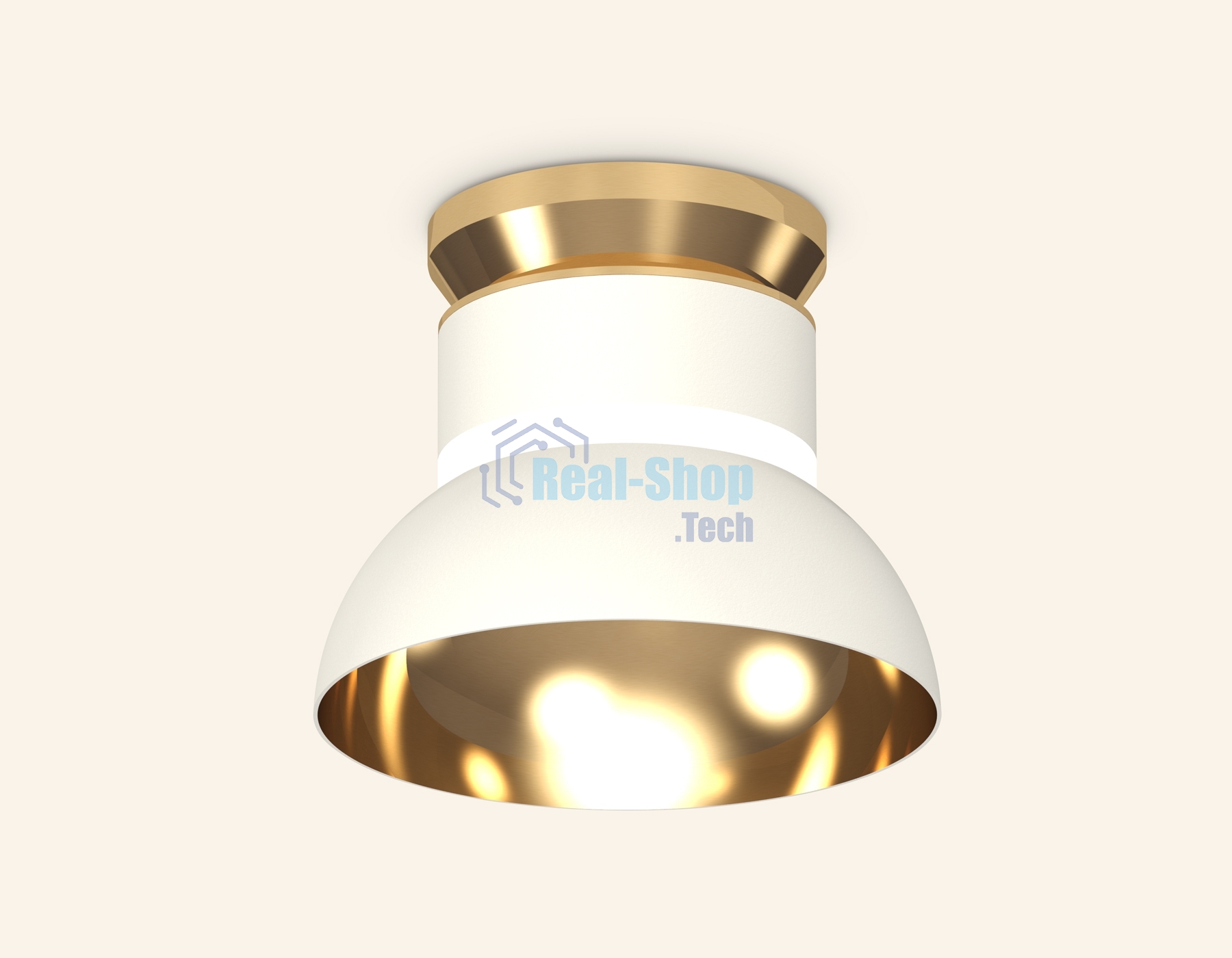 Светильник Ambrella Light XS8101061 SWH/PYG/CL белый песок/золото желоте полированное/прозрачный GX53 (N8909, C8101, N8144)