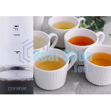 Чайник электрический Gorenje K17OGP 1.7л. черный корпус: стекло