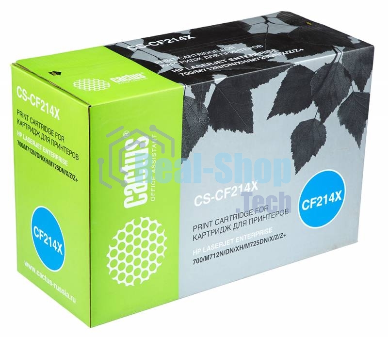 Картридж лазерный Cactus CS-CF214X черный (17500 стр.) для HP LaserJet 700/M712