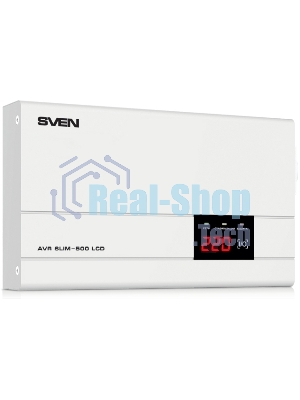 Сетевой фильтр SVEN (Стабилизатор напряжения) AVR SLIM-500 LCD