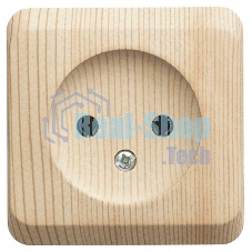 Розетка 1-м ОП Этюд Дача 16А IP20 без заземл. сосна SchE PA16-001D