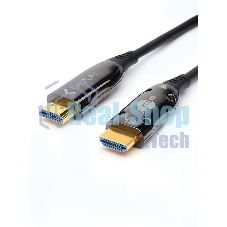Кабель HDMI 50 м (HIGH speed, Metal gold, Optical) 8K VER 2.1 Кабель HDMI 50 м (HIGH speed, Metal gold, Optical) 8K VER 2.1