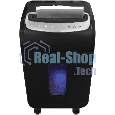 Шредер ГЕЛЕОС УМ35-5, (DIN P-5), фрагмент 1,9х14мм, 24-27 лист (70г/м2), CD/пл.карты/скрепки/скобы, 35 литров 