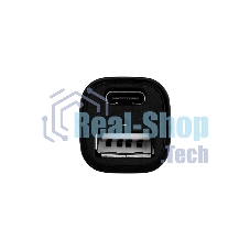 Зарядное устройство в прикуриватель Rexant USB x Type-C, 18W, с Quick charge, черный