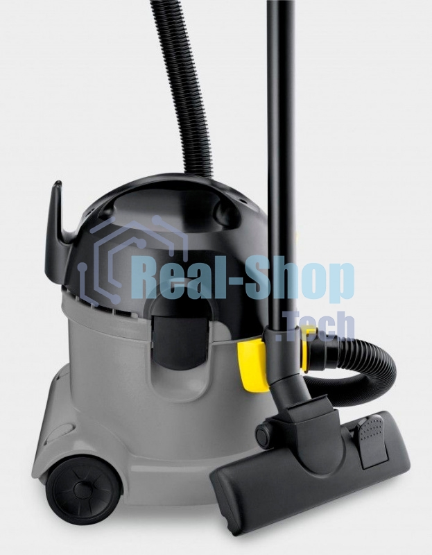 Пылесос Karcher T 14/1 Classic серый/желтый, 240/1600 Вт, уборка сухая, пылесборник мешок 14 л