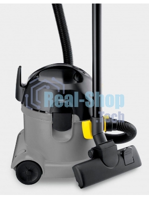 Пылесос Karcher T 14/1 Classic серый/желтый, 240/1600 Вт, уборка сухая, пылесборник мешок 14 л