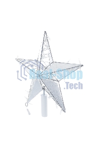 Светодиодная фигура Neon-night Звезда 100 см, 200 светодиодов, с трубой и подвесом, цвет свечения белый