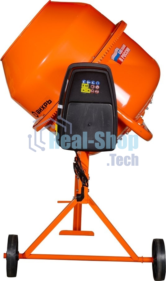 Бетономешалка Вихрь БМ-230 (74/1/8) 1000 Вт, 230 л, чугунный венец, 32 об/мин