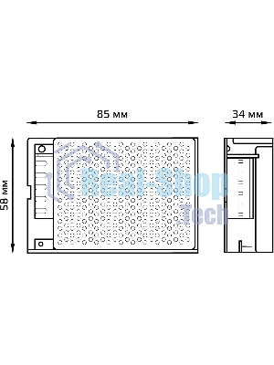 Блок питания LED STRIP PS 30Вт 12В Gauss 202003030