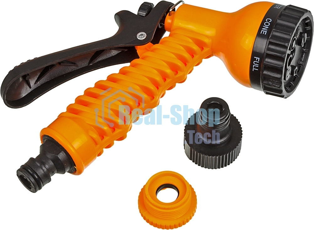 Набор для полива с растягивающимся шлангом 15м Вихрь 73/7/2/25