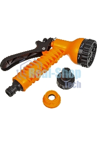 Набор для полива с растягивающимся шлангом 15м Вихрь 73/7/2/25