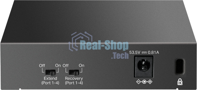 Коммутатор настольный TP-Link LS105LP с 5 портами 10/100 Мбит/с (4 порта PoE)