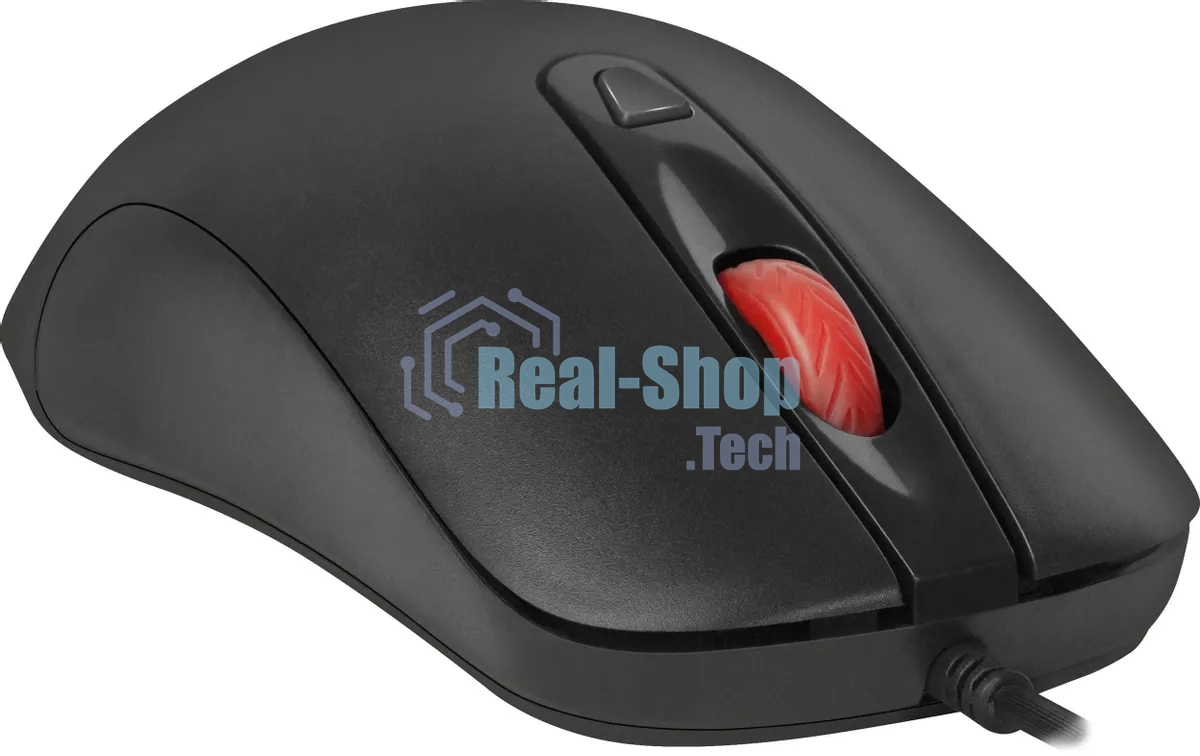 Мышь проводная Defender Omega MB-522 черный, 1600 dpi, USB, кнопки - 4