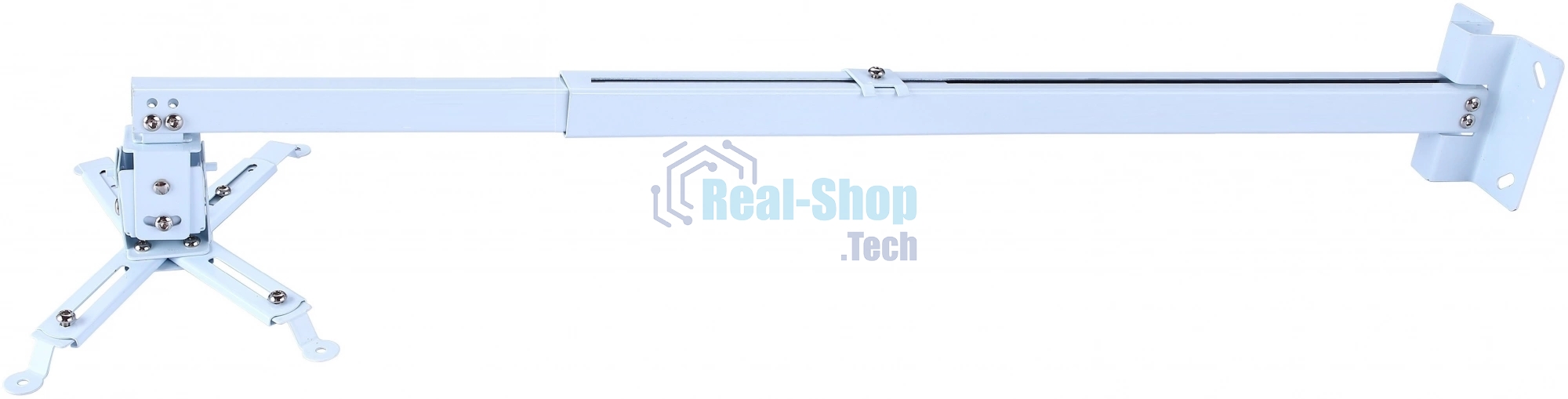 Кронштейн для проектора Buro PR04-140W белый макс.20кг потолочный поворот и наклон