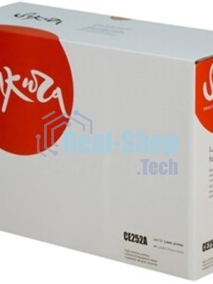 Картридж лазерный Sakura CE252A для HPColor LaserJet CM3530MFP/CM3530fsMFP/CP3525/CP3525n/CP3525dn/CP3525x, желтый, 7000 к.