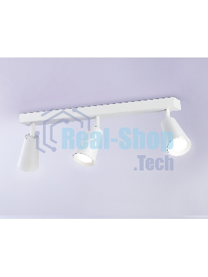 Накладной поворотный спот Ambrella light TA13148/3 WH белый GU10/3 max 12W 445*60*130