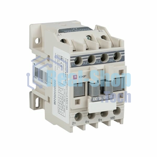 Контактор EKF ctr-s-18-220 КМЭ малогабаритный 18А 220В 1NO EKF PROxima