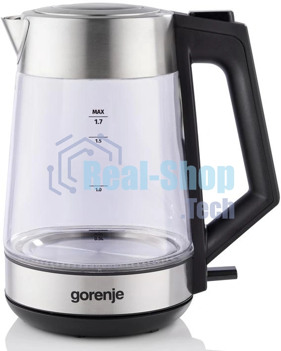 Чайник электрический Gorenje K17OGS 1.7л. нержавеющая сталь корпус: стекло