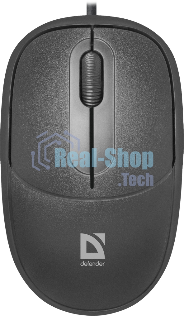 Мышь проводная Defender Datum MS-980 черный, 1000 dpi, USB, кнопки - 3