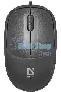 Мышь проводная Defender Datum MS-980 черный, 1000 dpi, USB, кнопки - 3