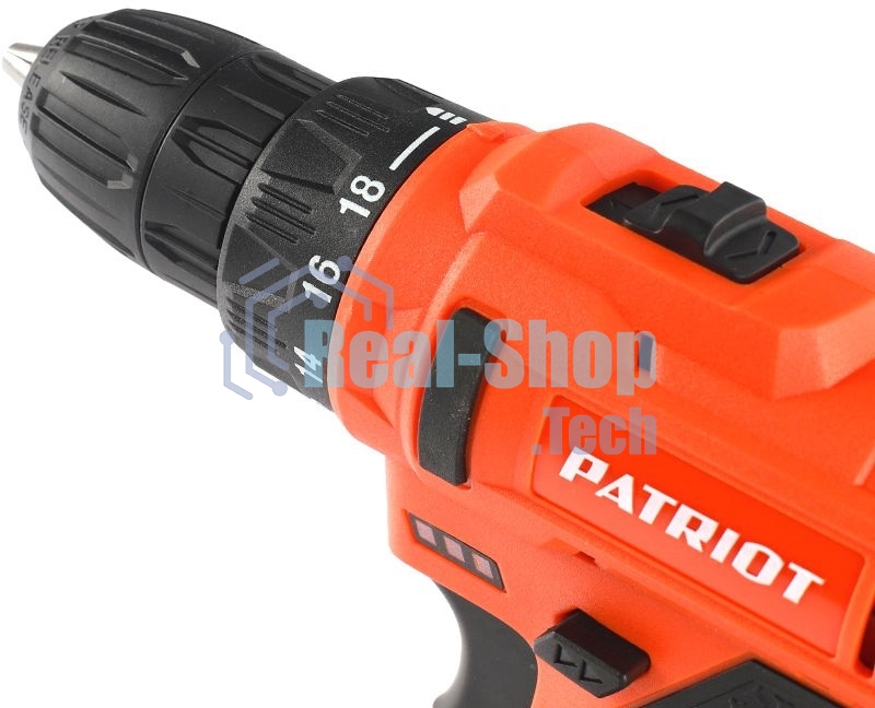 Дрель-шуруповерт аккумуляторная Patriot BR 117Li THE ONE, Аккумуляторная, 12В, 2 АКБ, Кейс