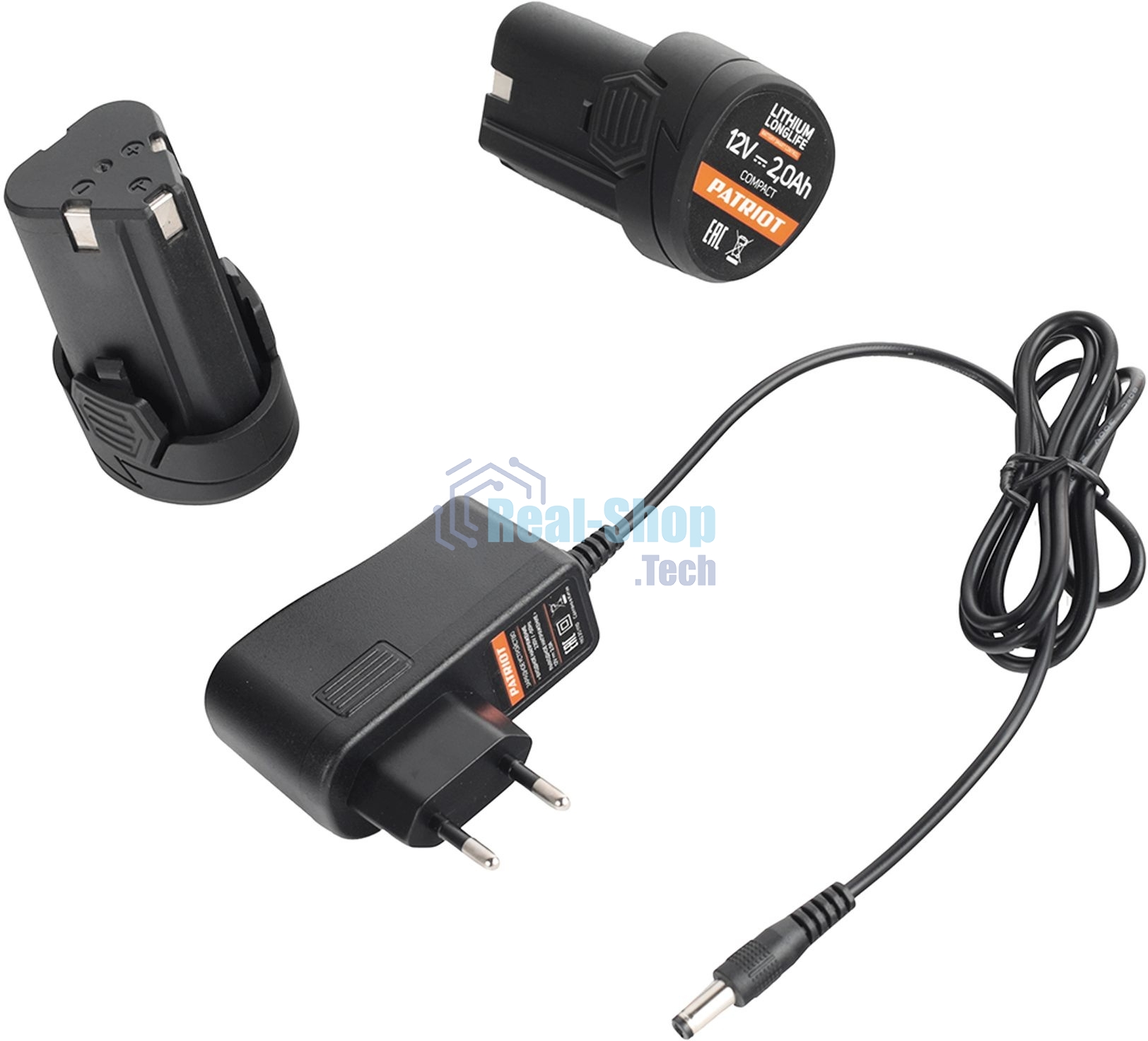 Дрель-шуруповерт аккумуляторная Patriot BR 119Li, Аккумуляторная, 12В, 2 АКБ