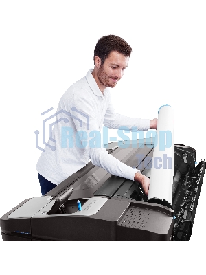 Плоттер струйный HP DesignJet T1700dr 44-in Printer (W6B56A), A0, цветной, 44