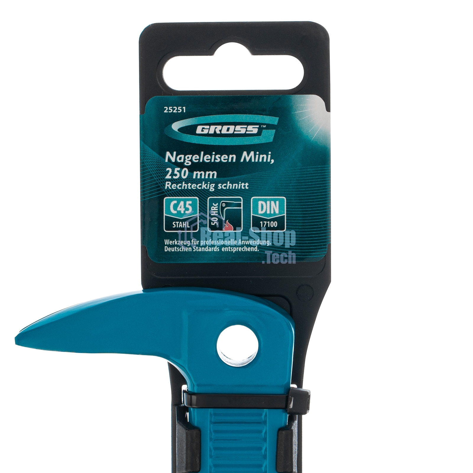 Лом-гвоздодер Gross 25251 мини, 250x21x9мм