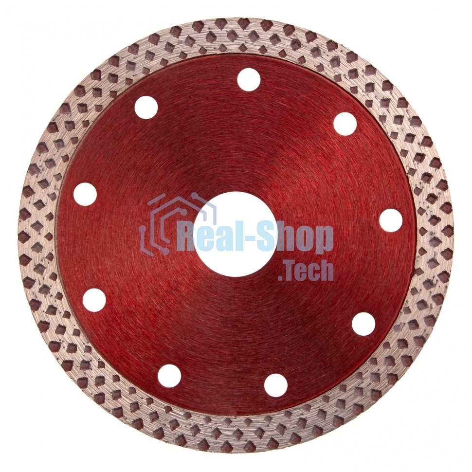 Диск алмазный отрезной Matrix сплошной, 115 х 22,2 мм, сухое/мокрое резание