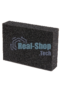 Губка для шлифования Сибртех, 100 х 70 х 25 мм, средняя жесткость, P 100