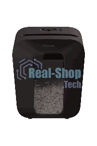 Шредер Fellowes PowerShred LX50 черный (секр.P-4)/перекрестный/9лист./17лтр./скрепки/скобы/пл.карты