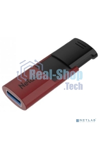 Флешка USB Netac U182 NT03U182N-256G-30RE, USB 3.0 256Gb, retail version, черный/красный