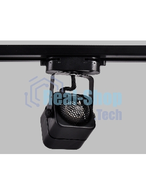 Трековый однофазный светильник со сменной лампой Ambrella light GL5108 BK черный GU10 max 12W